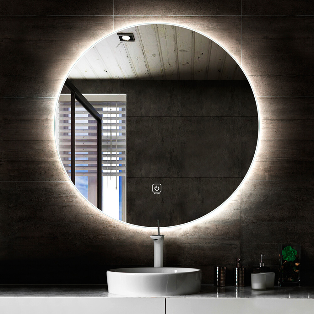 Hilarisch Geduld Uitwerpselen Saniclear Circle ronde spiegel met LED verlichting 80cm incl.  spiegelverwarming - SK22734