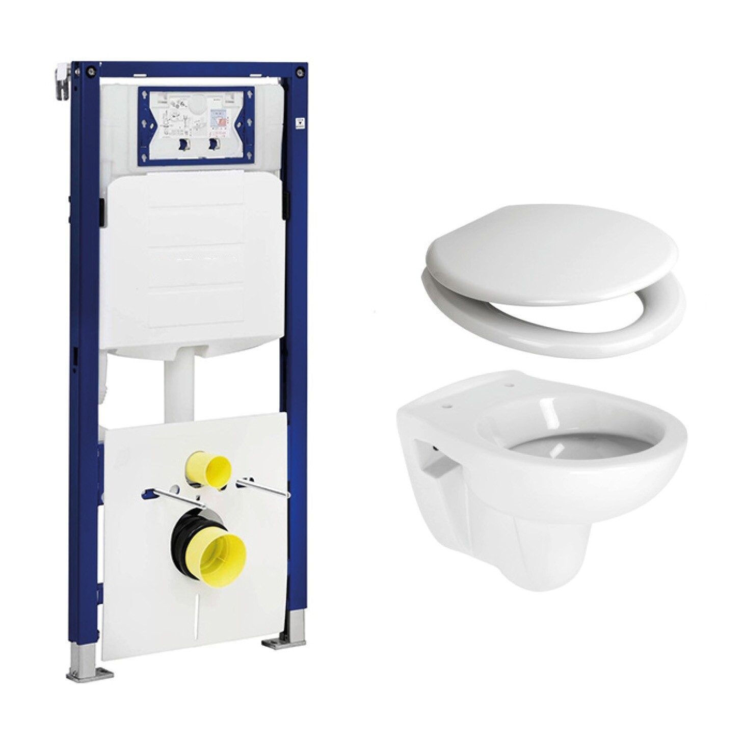 Realistisch Shetland Vaak gesproken Geberit UP320 toiletset met Plieger Compact toilet en softclose zitting -  SK31603