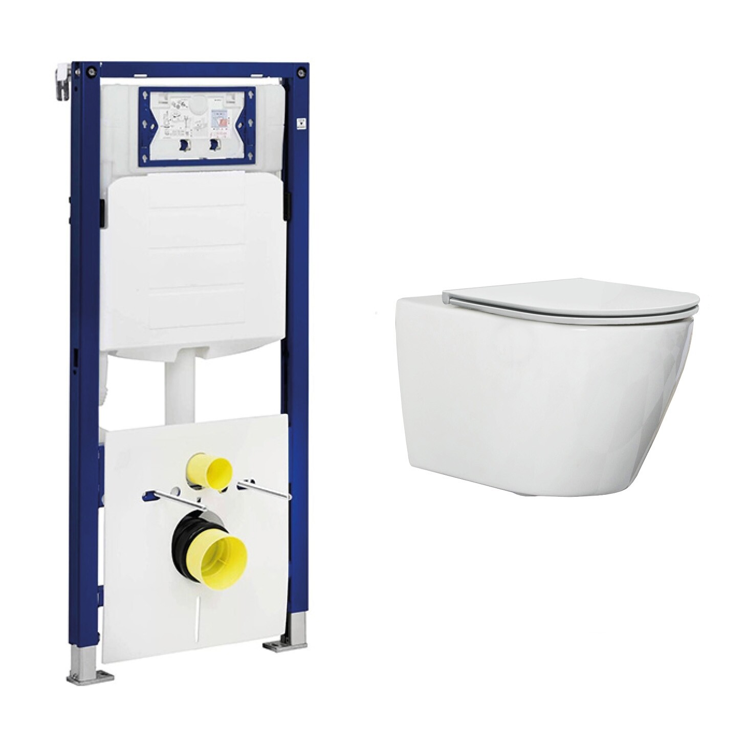 Memoriseren Medisch wangedrag thuis Geberit UP320 toiletset met Saniclear Jama randloos toilet en softclose  zitting - SK31995