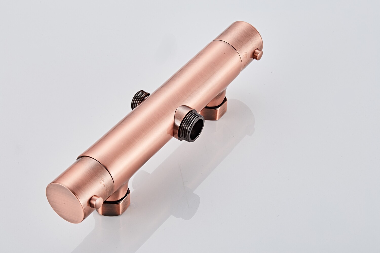Saniclear Copper opbouw met thermostaatkraan en standen handdouche koperkleurig - SK22107