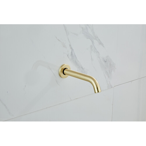 Saniclear Brass baduitloop geborsteld messing / mat goud