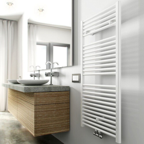 SaniGoods Inola handdoek radiator 120x60cm wit 580Watt