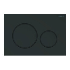 Geberit Sigma20 bedieningsplaat tweeknopsspoeling easy-to-clean mat zwart