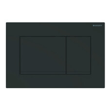 Geberit Sigma30 bedieningsplaat tweeknopsspoeling easy-to-clean mat zwart