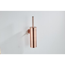 Saniclear Copper toiletborstel met wandhouder geborsteld koper