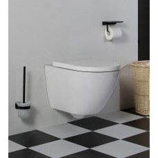 Saniclear Jama compact rimfree hangend toilet met dikke softclose zitting