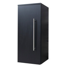 Saniclear Medium Badkamerkast zijdeglans zwart 30x70