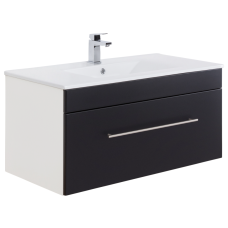 Saniclear Viva badkamermeubel 100cm zwart