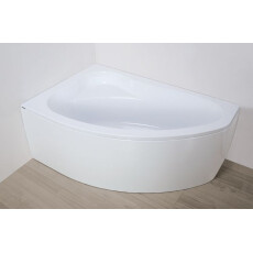 Plazan Ekoplus badkuip met kap 150x100cm wit links