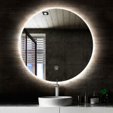 Saniclear Circle ronde spiegel met LED verlichting 100cm incl. spiegelverwarming
