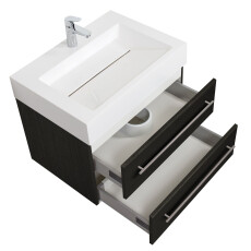Saniclear Design Wastafelmeubel 70cm antraciet eiken