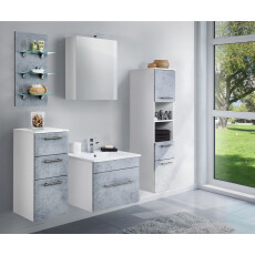 Saniclear Viva badmeubelset 5-delig 60cm betongrijs