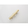 Saniclear Brass Pro opbouw regendouche geborsteld messing / mat goud 30cm hoofddouche staaf handdouche