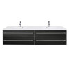 Saniclear Colossos badmeubel 180cm antraciet eiken