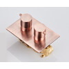 Saniclear Copper complete inbouw thermostaat geborsteld koper