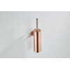 Saniclear Copper toiletborstel met wandhouder geborsteld koper