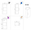 Saniclear Small Badkamerkast noteboom 30x70