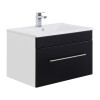 Saniclear Viva badkamermeubel 75cm zwart