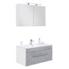 Saniclear Viva badmeubelset 2-delig 100cm betongrijs