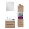 Saniclear Viva badmeubelset 3-delig 60cm licht eiken